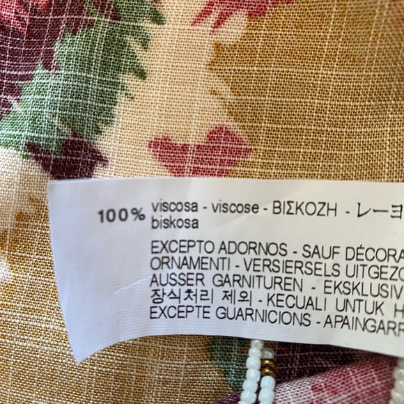 Zara Front Tie Mini Skirt Beaded Fringe Size L - Picture 10 of 10